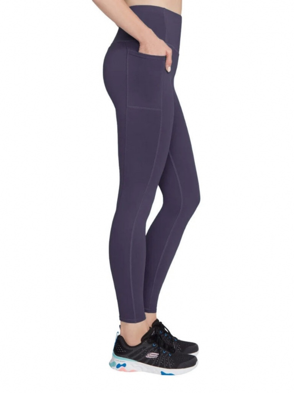 NWT Skechers High Waisted Leggings with Pockets Sz L
